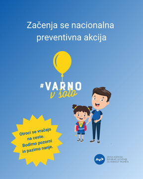 Začenja se NPA Varno v šolo 